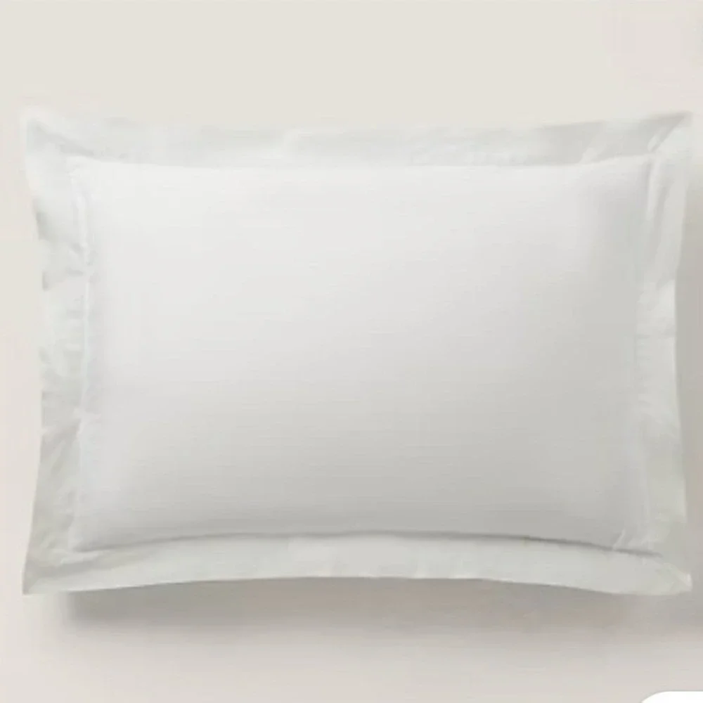 Ralph Lauren Organic Cotton Percale Palmer Euro Sham Tuxedo White